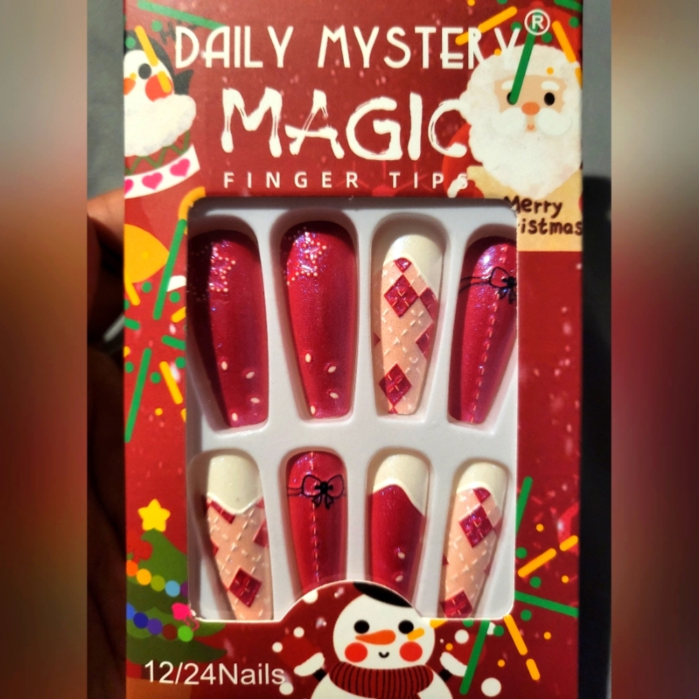 Christmas Press On Nails